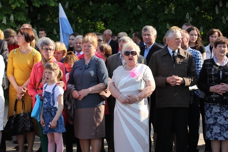 Powitanie ikony MB Częstochowskiej w Siedlcu