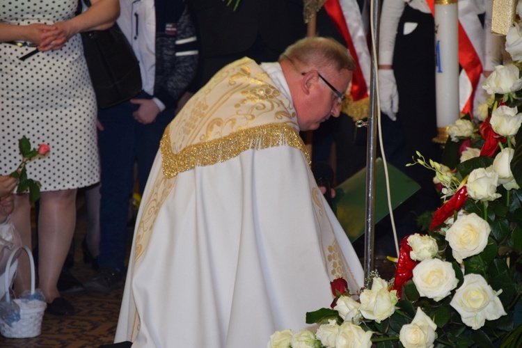 Powitanie ikony MB Częstochowskiej w Grabowie