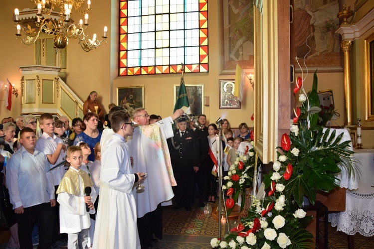 Powitanie ikony MB Częstochowskiej w Grabowie