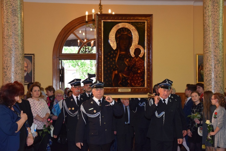 Powitanie ikony MB Częstochowskiej w Grabowie