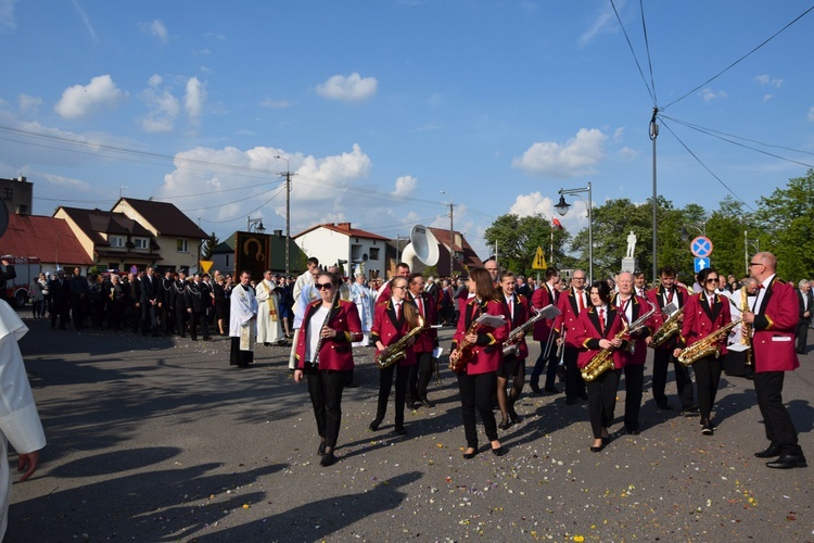 Powitanie ikony MB Częstochowskiej w Grabowie