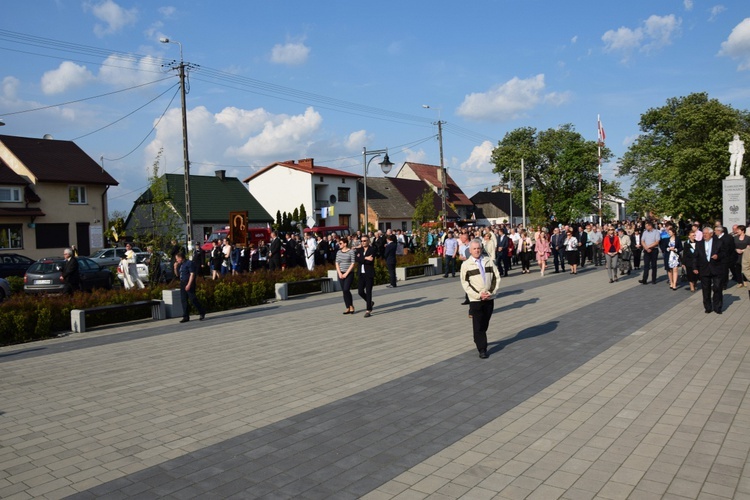 Powitanie ikony MB Częstochowskiej w Grabowie