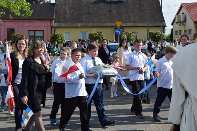 Powitanie ikony MB Częstochowskiej w Grabowie