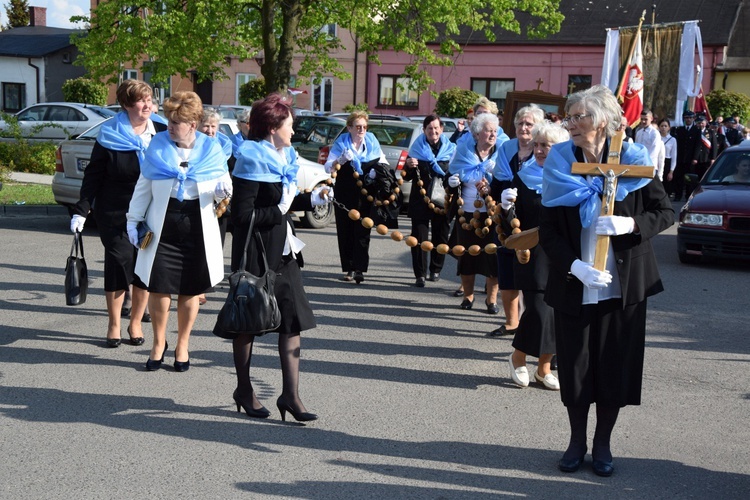 Powitanie ikony MB Częstochowskiej w Grabowie