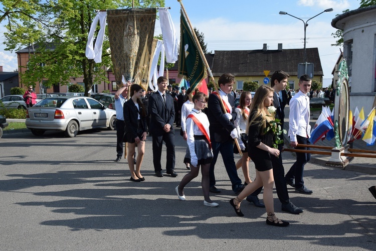 Powitanie ikony MB Częstochowskiej w Grabowie