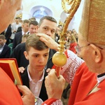 Bierzmowanie w kościele św. Jakuba w Tuchowie