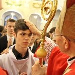 Bierzmowanie w kościele św. Jakuba w Tuchowie