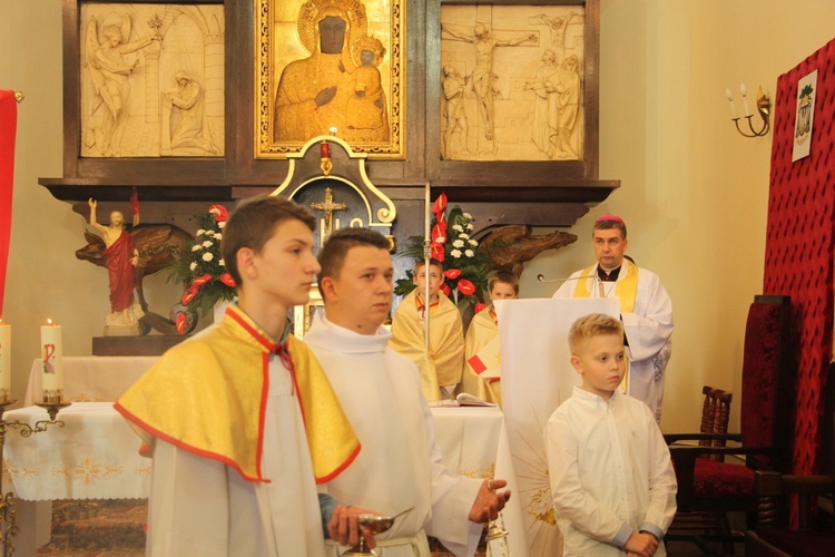 Powitanie ikony MB Częstochowskiej w Błoniu