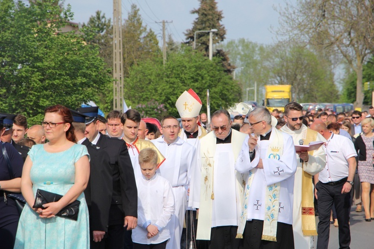 Powitanie ikony MB Częstochowskiej w Błoniu