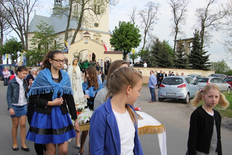 Powitanie ikony MB Częstochowskiej w Błoniu