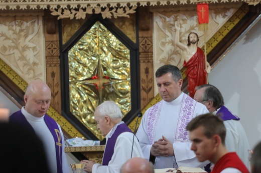 Pogrzeb śp. ks. kan. Borysa Kroczka na Trzycatku