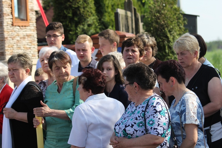 Powitanie ikony MB Częstochowskiej w Leźnicy Małej