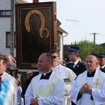 Powitanie ikony MB Częstochowskiej w Leźnicy Małej