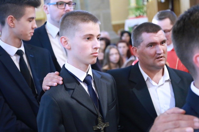 Bierzmowanie w Ryglicach