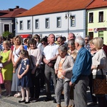 Powitanie ikony MB Częstochowskiej w parafii św. Andrzeja Apostoła w Łęczycy