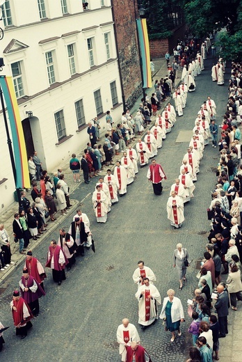 Nawiedzenie figury MB Fatimskiej w Płocku w 1996 r.