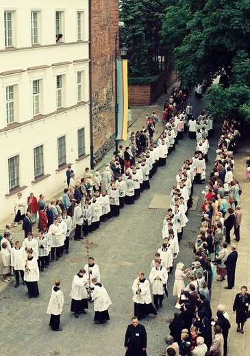 Nawiedzenie figury MB Fatimskiej w Płocku w 1996 r.