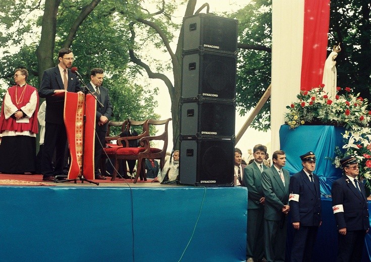 Nawiedzenie figury MB Fatimskiej w Płocku w 1996 r.