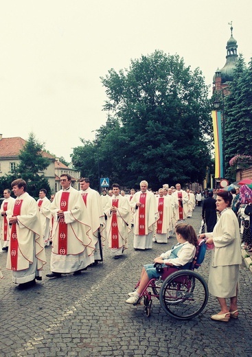 Nawiedzenie figury MB Fatimskiej w Płocku w 1996 r.