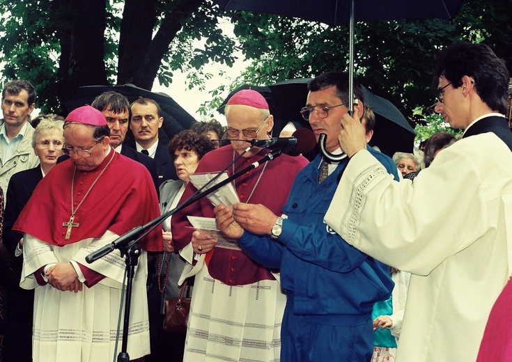 Nawiedzenie figury MB Fatimskiej w Płocku w 1996 r.