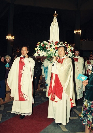 Nawiedzenie figury MB Fatimskiej w Płocku w 1996 r.