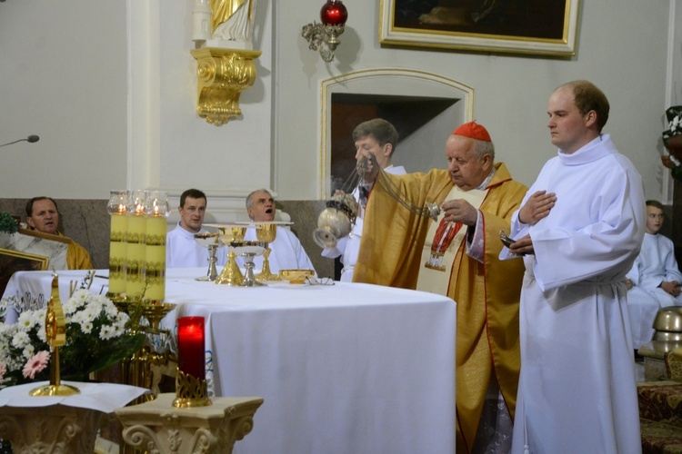 Kard. Dziwisz na Górze św. Anny