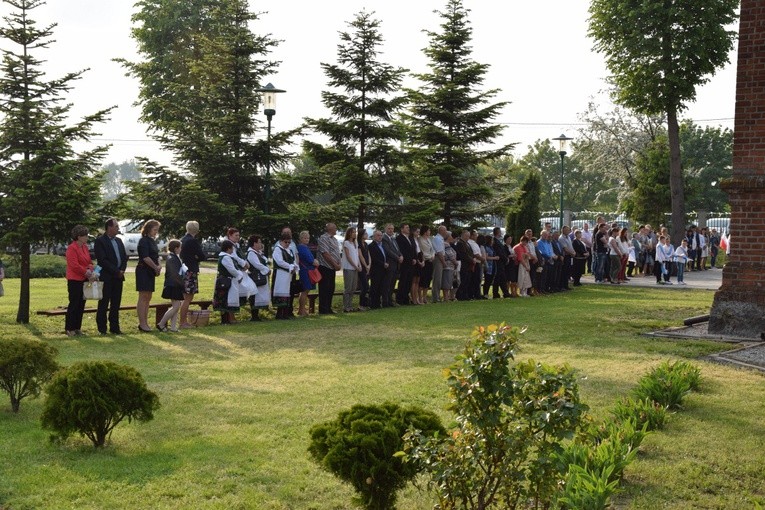 Powitanie ikony MB Częstochowskiej w Leśmierzu