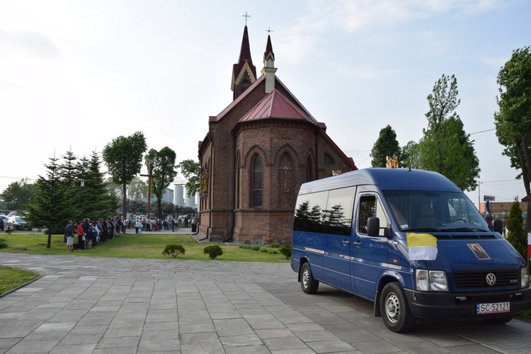 Powitanie ikony MB Częstochowskiej w Leśmierzu