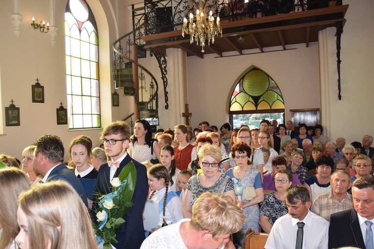 Powitanie ikony MB Częstochowskiej w Leśmierzu