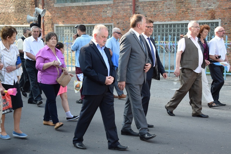 Powitanie ikony MB Częstochowskiej w Leśmierzu