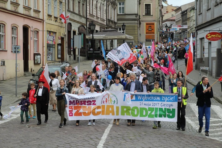 5. Chrześcijański Marsz dla Życia i Rodziny w Cieszynie cz. 2