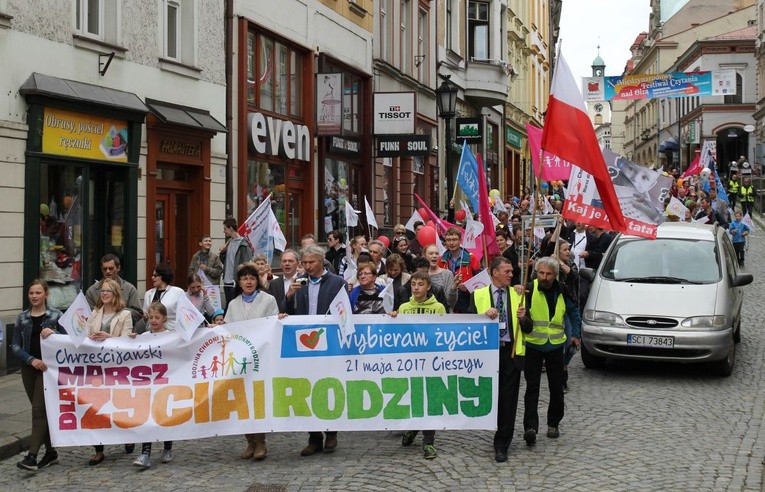 5. Chrześcijański Marsz dla Życia i Rodziny w Cieszynie cz. 2