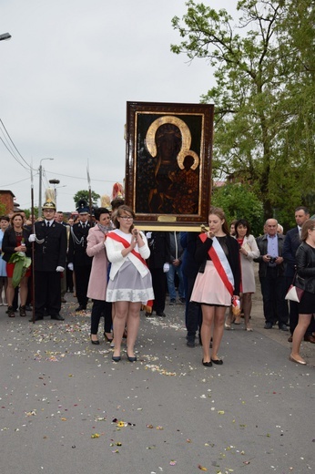 Powitanie ikony MB Częstochowskiej w Tumie