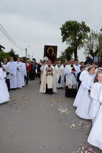 Powitanie ikony MB Częstochowskiej w Tumie