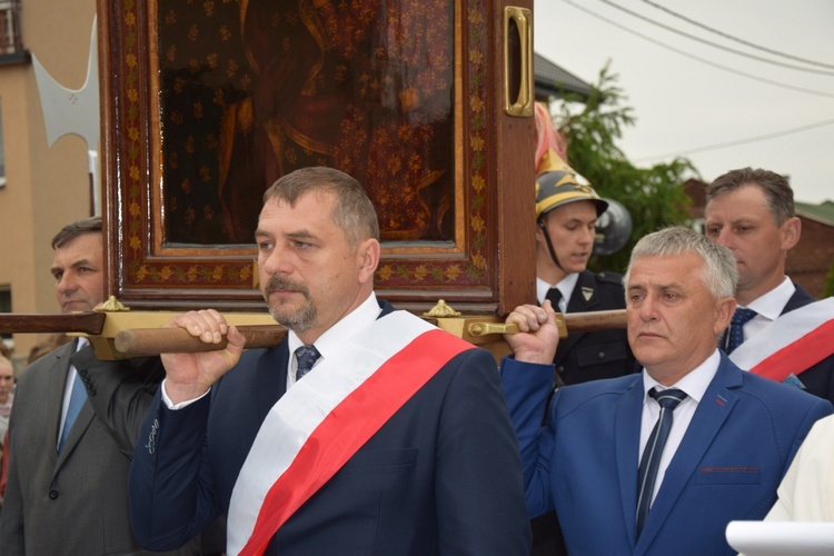 Powitanie ikony MB Częstochowskiej w Tumie