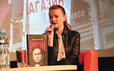Arleta Bojke na spotkaniu w Chatce Żaka w Lublinie.