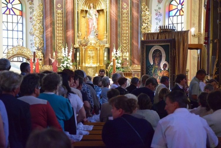 Powitanie ikony MB Częstochowskiej w Górze św. Małgorzaty