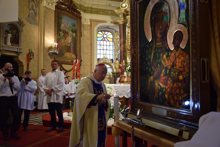 Powitanie ikony MB Częstochowskiej w Górze św. Małgorzaty