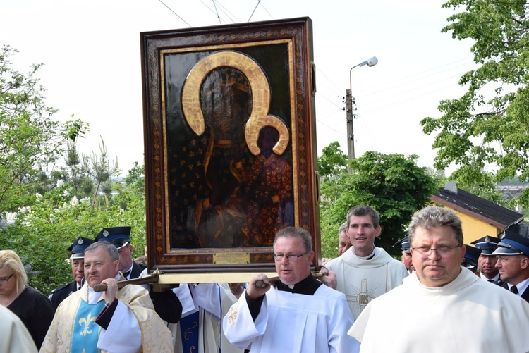 Powitanie ikony MB Częstochowskiej w Górze św. Małgorzaty