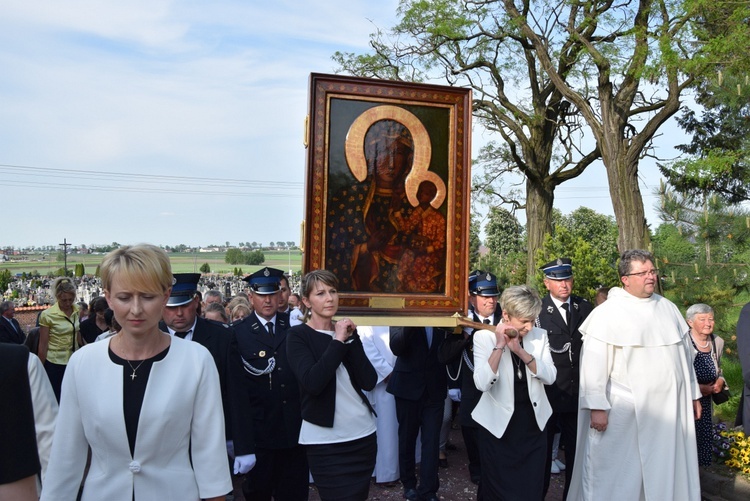 Powitanie ikony MB Częstochowskiej w Górze św. Małgorzaty