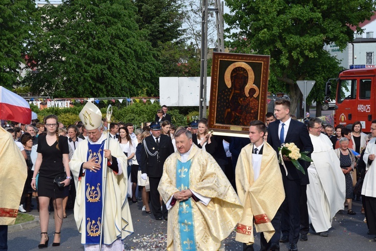 Powitanie ikony MB Częstochowskiej w Górze św. Małgorzaty