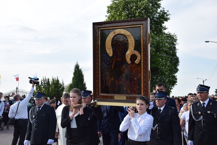 Powitanie ikony MB Częstochowskiej w Górze św. Małgorzaty