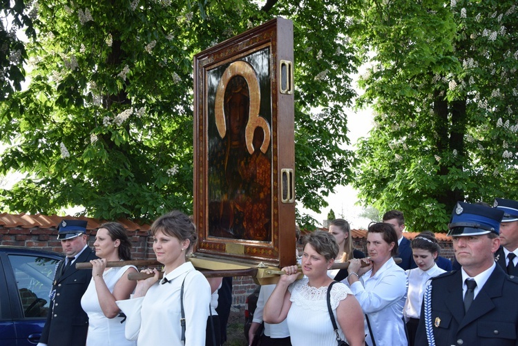 Powitanie ikony MB Częstochowskiej w Górze św. Małgorzaty