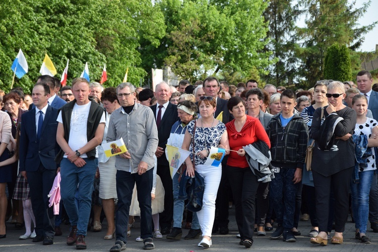 Powitanie ikony MB Częstochowskiej w Górze św. Małgorzaty