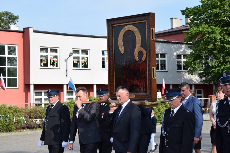 Powitanie ikony MB Częstochowskiej w Górze św. Małgorzaty