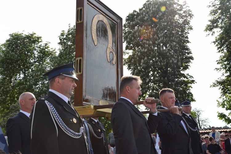 Powitanie ikony MB Częstochowskiej w Górze św. Małgorzaty