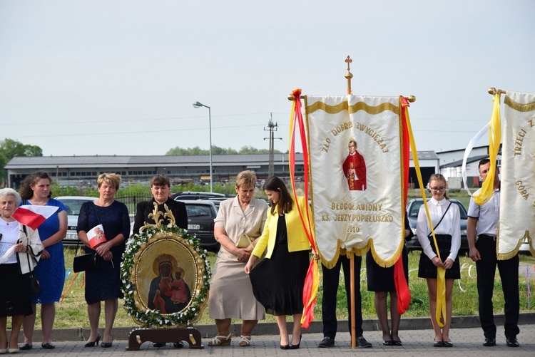 Powitanie ikony MB Częstochowskiej w Górze św. Małgorzaty