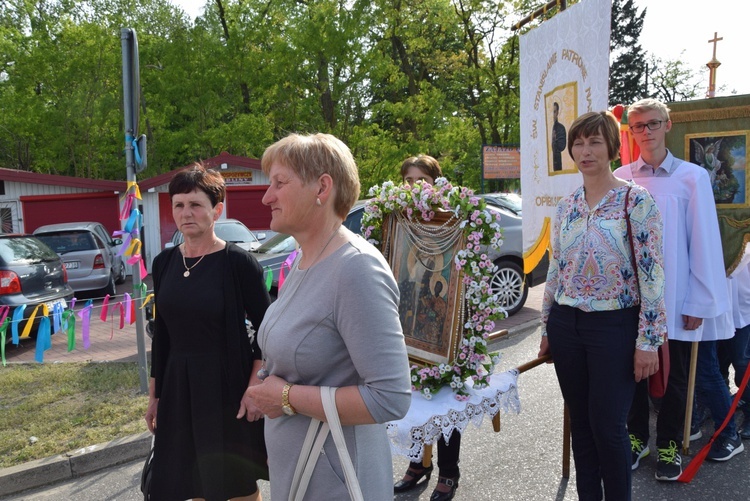 Powitanie ikony MB Częstochowskiej w Górze św. Małgorzaty