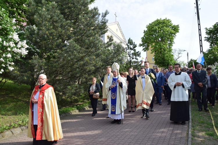 Powitanie ikony MB Częstochowskiej w Górze św. Małgorzaty