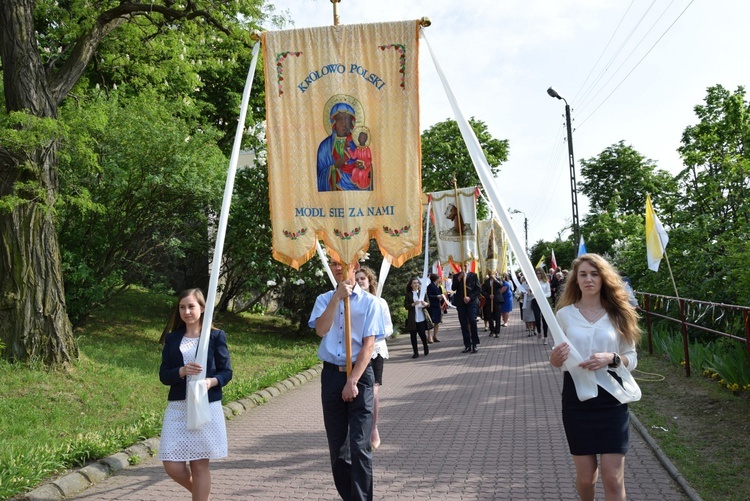 Powitanie ikony MB Częstochowskiej w Górze św. Małgorzaty